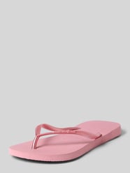 Teenslippers met logodetail van Havaianas Fuchsia - 34