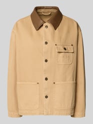 Regular Fit Jeansjacke aus reiner Baumwolle Modell 'FLIMANE-1-D_B' von HUGO Blue Beige - 4