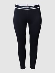 PLUS SIZE legging met labeldetails van Tommy Hilfiger Curve Blauw / turquoise - 4