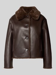 Teddyjacke mit Umlegekragen Modell 'Hafellda' von OPUS - 12