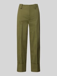 Broek met gefixeerde omslag model 'PANTALONE' van Stefanel - 3
