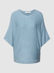 T-shirt met vleermuismouwen van B.Young Blauw / turquoise - 40