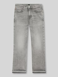 Korte bell bottom van katoenmix, 'SOFT KICK FLARE' van BOSS Orange - 19