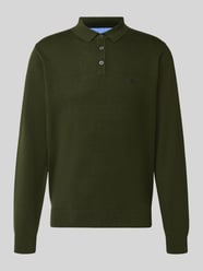 Strickpullover mit Polokragen und Knopfleiste von Fynch-Hatton - 27