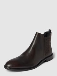 Chelsea Boots mit rückseitiger Prägung Modell 'Samuel' von Baldessarini Braun - 24