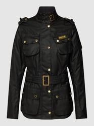 Kurtka z naszywką z logo model ‘LADIES’ od Barbour International™ Czarny - 3