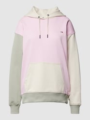 Hoodie in colour-blocking-design van Tommy Jeans Roze - 29