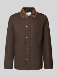 Regular fit gewaxt jack van puur katoen, model 'WALTER' van SELECTED HOMME - 3