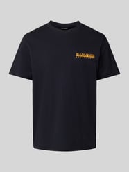 T-shirt met labelprint van Napapijri - 4