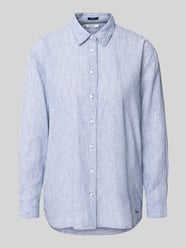 Bluzka koszulowa o kroju relaxed fit z mieszanka lnu i bawełny model 'BERNANY' od Pepe Jeans - 1