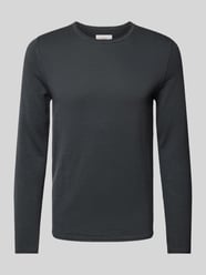 Sweter z dzianiny o kroju regular fit ze zrolowanymi ściągaczami od s.Oliver RED LABEL - 46