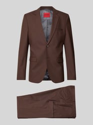 Garnitur o kroju super slim fit z mieszanki wełny model 'Hesten' od HUGO - 30