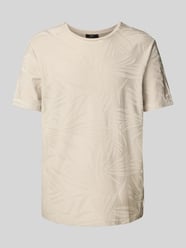 T-Shirt mit Lyocell-Anteil und Label-Detail Modell 'Jacko' von Cinque Beige - 44