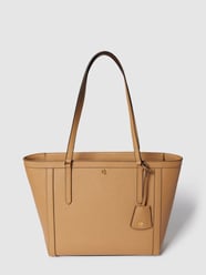 Tote Bag aus echtem Leder mit Label-Detail von Lauren Ralph Lauren Beige - 24