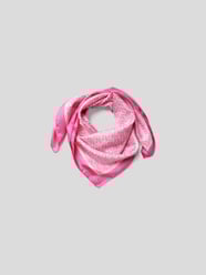 Seidentuch mit Label-Print von Magda Butrym Pink - 5