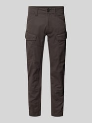 Tapered Fit Cargohose mit Gürtelschlaufen Modell 'Rovic' von G-Star Raw Grau - 23