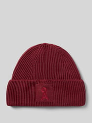 Mütze aus reiner Baumwolle Modell 'ICONIC Å NILDAAO' von ARMEDANGELS Bordeaux - 38