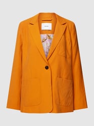 Blazer met structuurmotief, model 'MERCEDES' van Nümph Oranje - 46