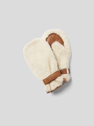 Fäustlinge mit Label-Prägung von Jacquemus Weiß - 4