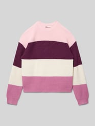 Regular Fit Strickpullover aus Viskose-Mix Modell 'SANDY' von Only Pink - 19