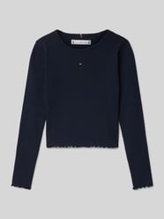 Longsleeve mit Label-Stitching von Tommy Hilfiger Teens Blau - 27