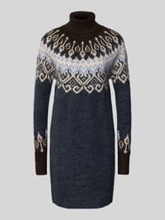 Gebreide jurk met col, model 'Merla' van FREE/QUENT - 33