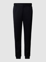 Stoffhose in strukturierter Optik von Emporio Armani Blau - 25