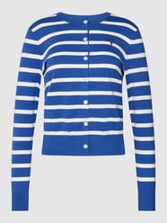 Kardigan z wzorem w paski od Polo Ralph Lauren Niebieski - 24