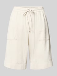 Bermuda's met elastische band en trekkoord model 'Lia Urban' van ANGELS Beige - 31