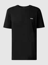 T-Shirt mit Logo-Print Modell 'Tee' von BOSS Green Schwarz - 22