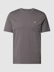 T-Shirt mit Label-Print von Marc O'Polo Grau - 12