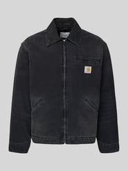 Jeansjacke mit Reißverschluss und Label-Detail Modell 'DETROIT' von Carhartt Work In Progress - 4