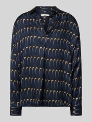 Blouse met lange mouwen van viscose met V-hals, model 'DERRY' van 0039 Italy - 18