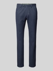 Modern fit pantalon met riemlussen, model 'Sergio' van DIGEL - 2