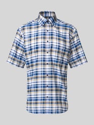 Modern fit zakelijk overhemd met 1/2-mouwen van ETERNA - 2