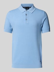 Regular Fit Poloshirt mit Strukturmuster Modell 'Mauron' von JOOP! Collection - 5