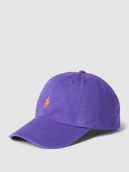 Baseballpet met logostitching van Polo Ralph Lauren Paars - 10
