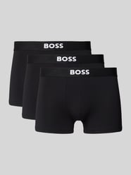 Trunks mit elastischem Logo-Bund im 3er-Pack von BOSS Schwarz - 9