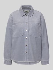 Krój regular fit koszula-kurtka z czystej bawełny Model 'MAIKO-BITTEN' od ONLY - 1