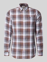 Koszula casualowa o kroju tailored z czystej bawełny od Barbour Fuksjowy - 26