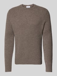 Strickpullover aus Kaschmir mit Rundhalsausschnitt von FTC Cashmere Beige - 7