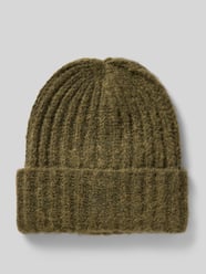 Ribgebreide beanie, model 'PYRON' van Pieces - 3