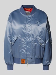 Bomberjacke mit Pattentaschen von Original Bombers Blau - 21