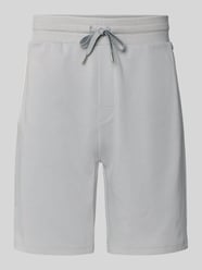 Regular fit sweatshorts van katoenmix van BOSS - 13