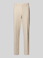 regular fit pantalon met wol model 'LENNON' van BOSS Beige - 32