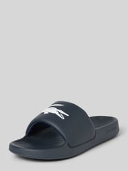 Sandalette mit Label-Print Modell 'Croco 1.0' von Lacoste Blau - 48