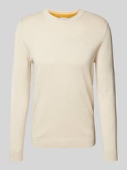 Pullover mit Rundhalsausschnitt aus reiner Baumwolle von Tom Tailor Beige - 7