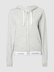 Bluza rozpinana z elastycznym dołem od Calvin Klein Underwear Szary - 43