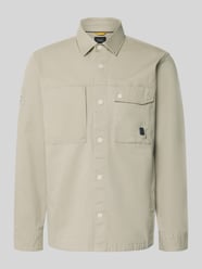 regular fit overhemdjack met borstzakken van camel active Beige - 42