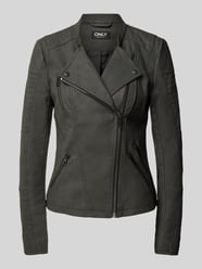 Biker-Jacke in Leder-Optik von Only - 15